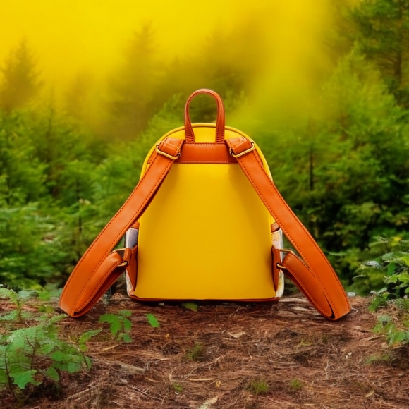 Loungefly Disney Tinker Bell Mushroom Forest Scene Mini Backpack & CHARM!🧚♂️🧚 - Picture 6 of 14